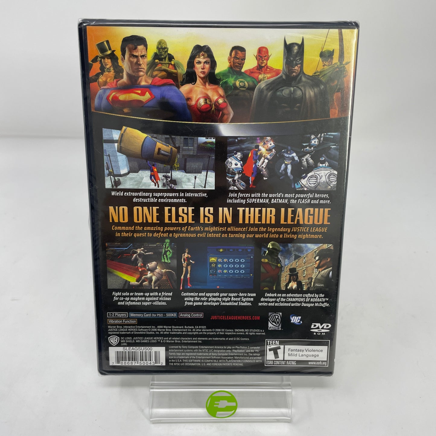 New Justice League Heroes (Sony PlayStation 2 PS2, 2006)