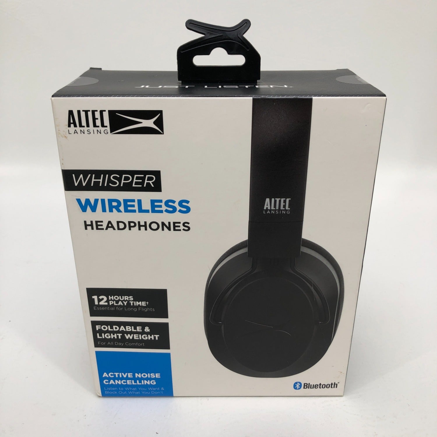 New ALTEC Whisper Wireless Headphones Ear-Cup (Over the Ear) Black