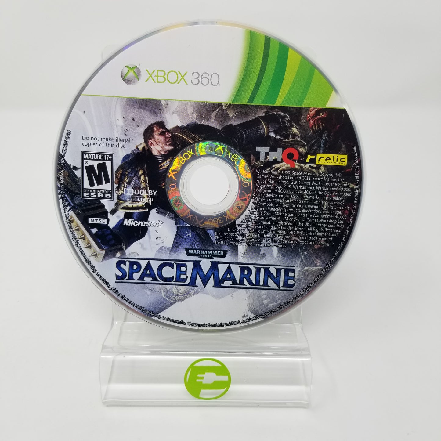 Warhammer 40,000: Space Marine (Microsoft Xbox 360, 2011)