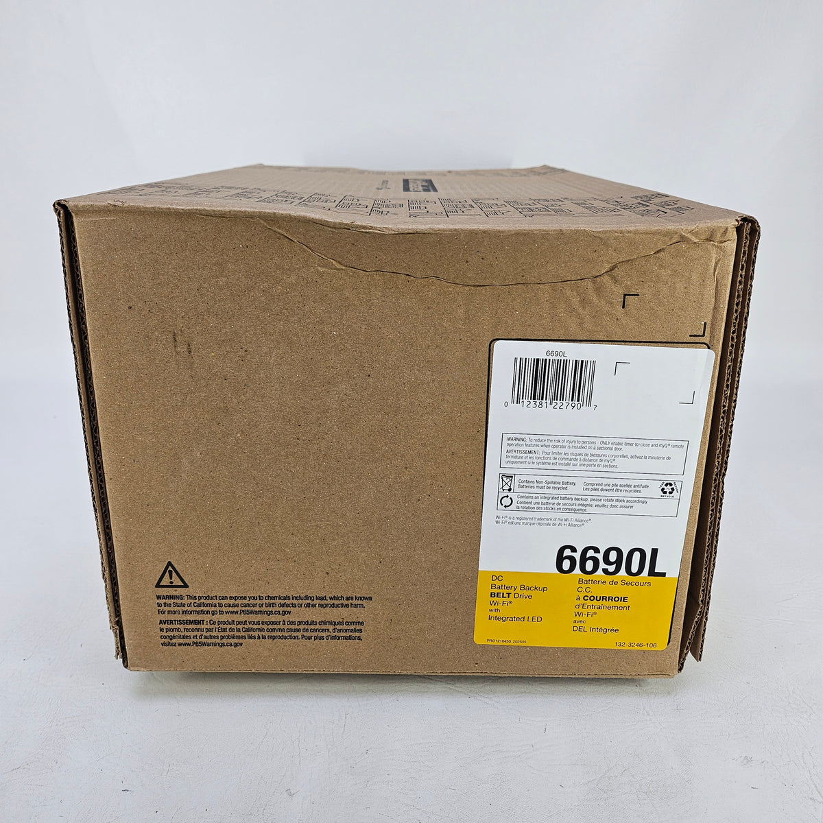 New LiftMaster 6690L Smart Belt Drive Garage Door Opener 360° Camera Wi-Fi