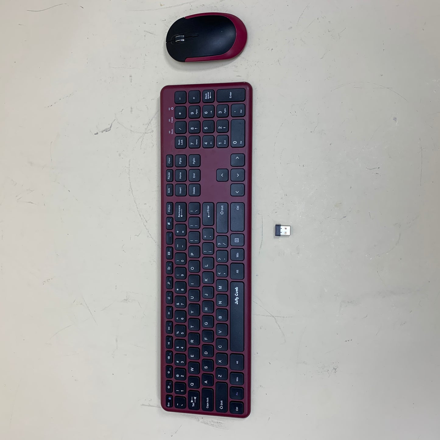 Jelly Comb Wireless Keyboard and Mouse Combo Wireless KUT027