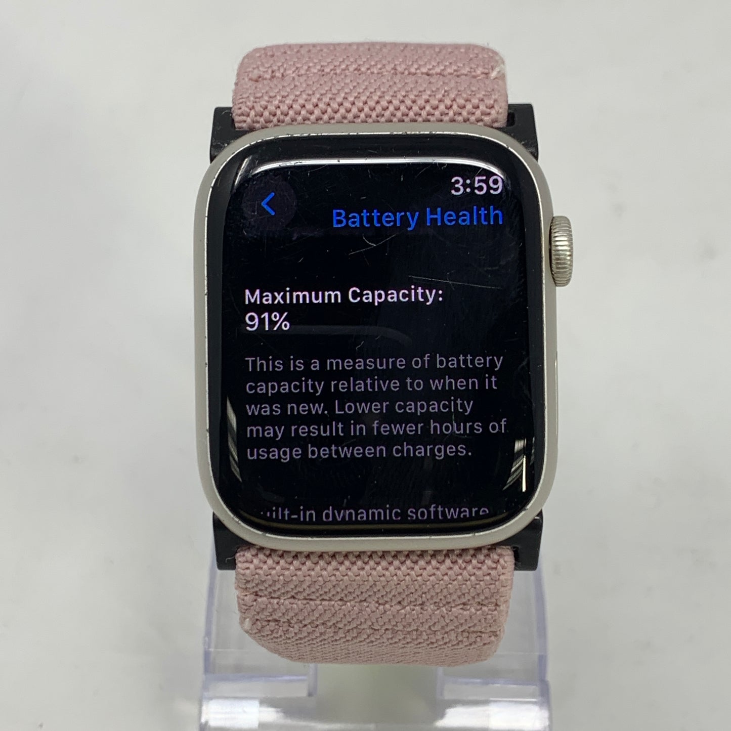 Unlocked Apple Watch Series 7 45MM Silver Aluminum MKJ83LL/A