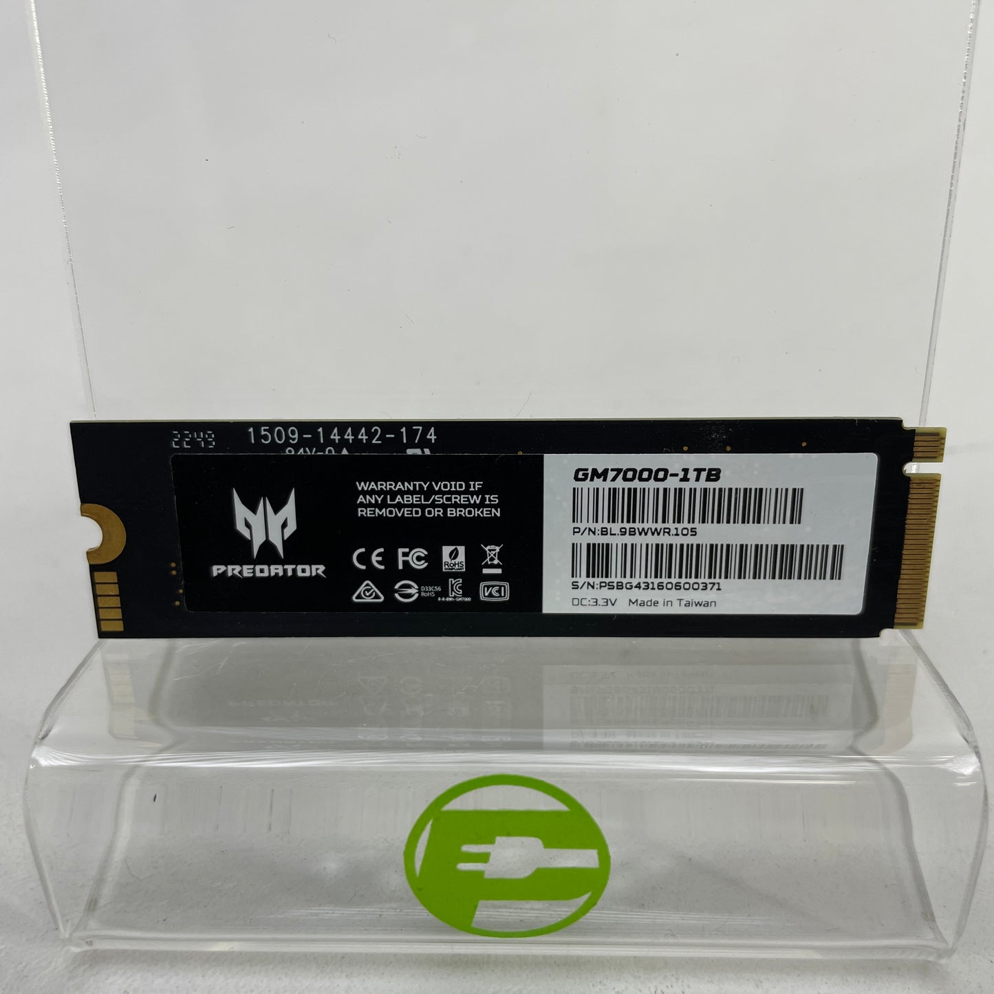 Acer Playstation 5 PS5 Predator GM7000-1TB Black BL9BWWR105