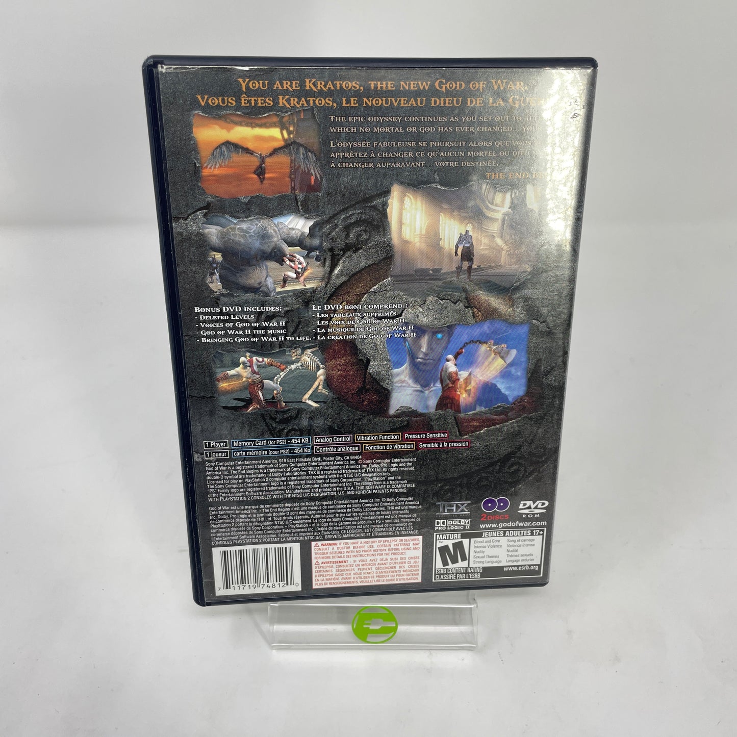 God of War 2 (Sony PlayStation 2 PS2, 2007)