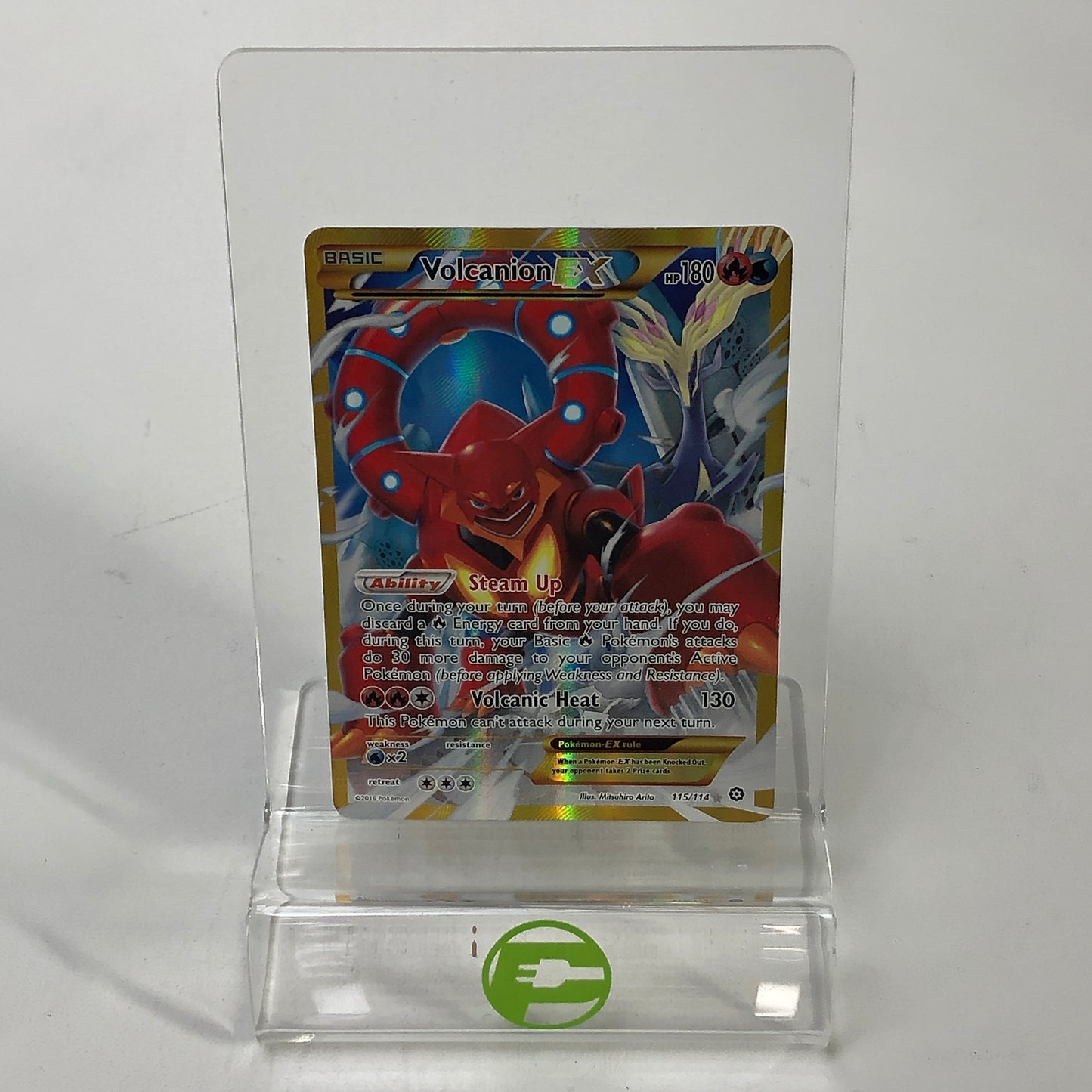 Pokémon TCG XY-Steam Siege Volcanion EX 115 English