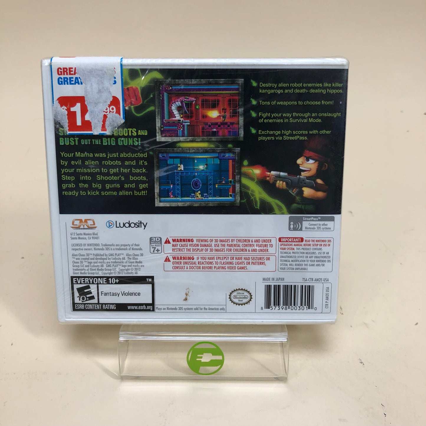 New Alien Chaos (Nintendo 3DS, 2012)