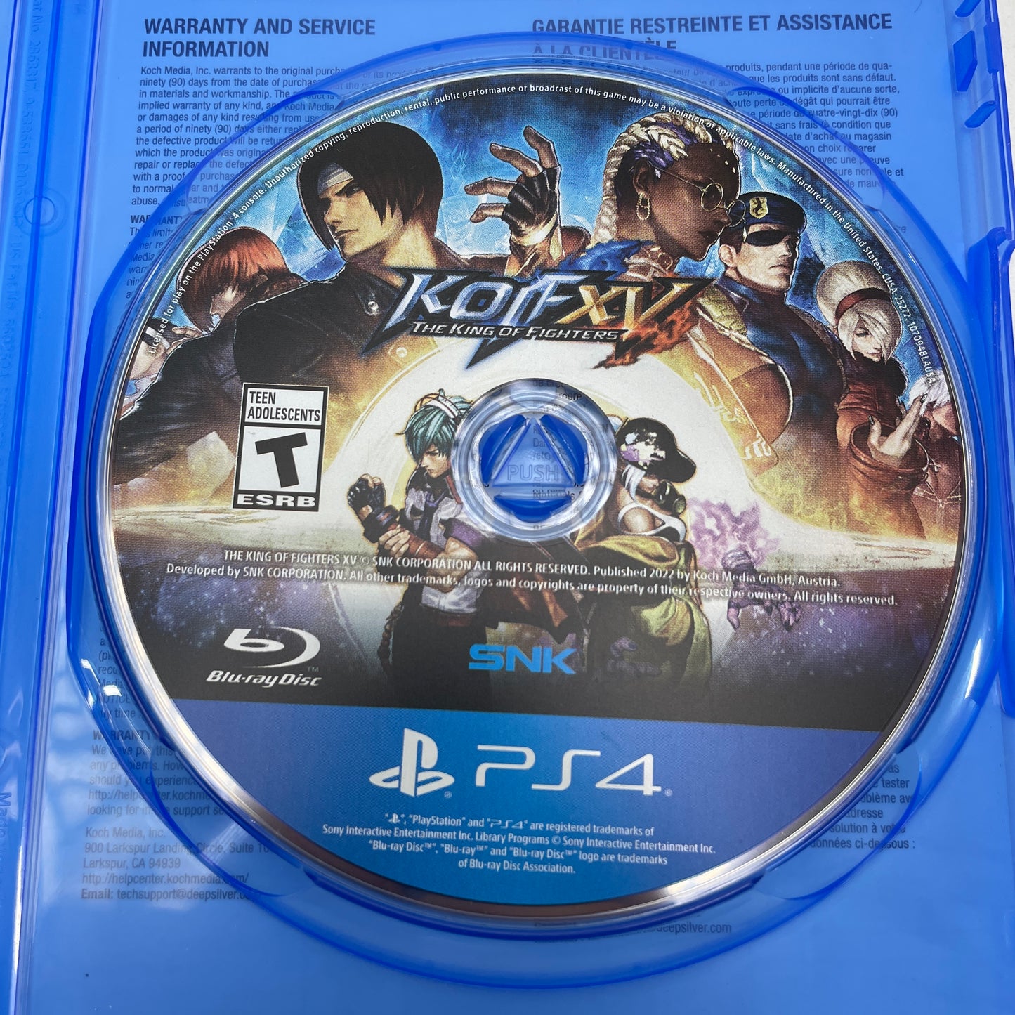 King of Fighters XV (Sony PlayStation 4 PS4, 2022)