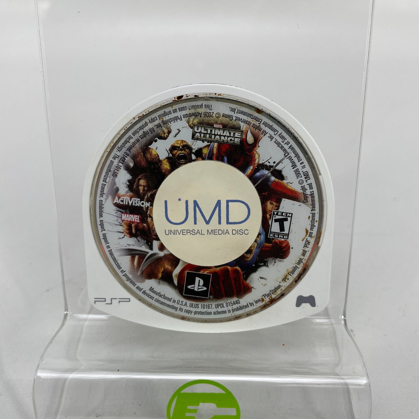 Marvel Ultimate Alliance (Sony PlayStation Portable PSP, 2006) Disc Only