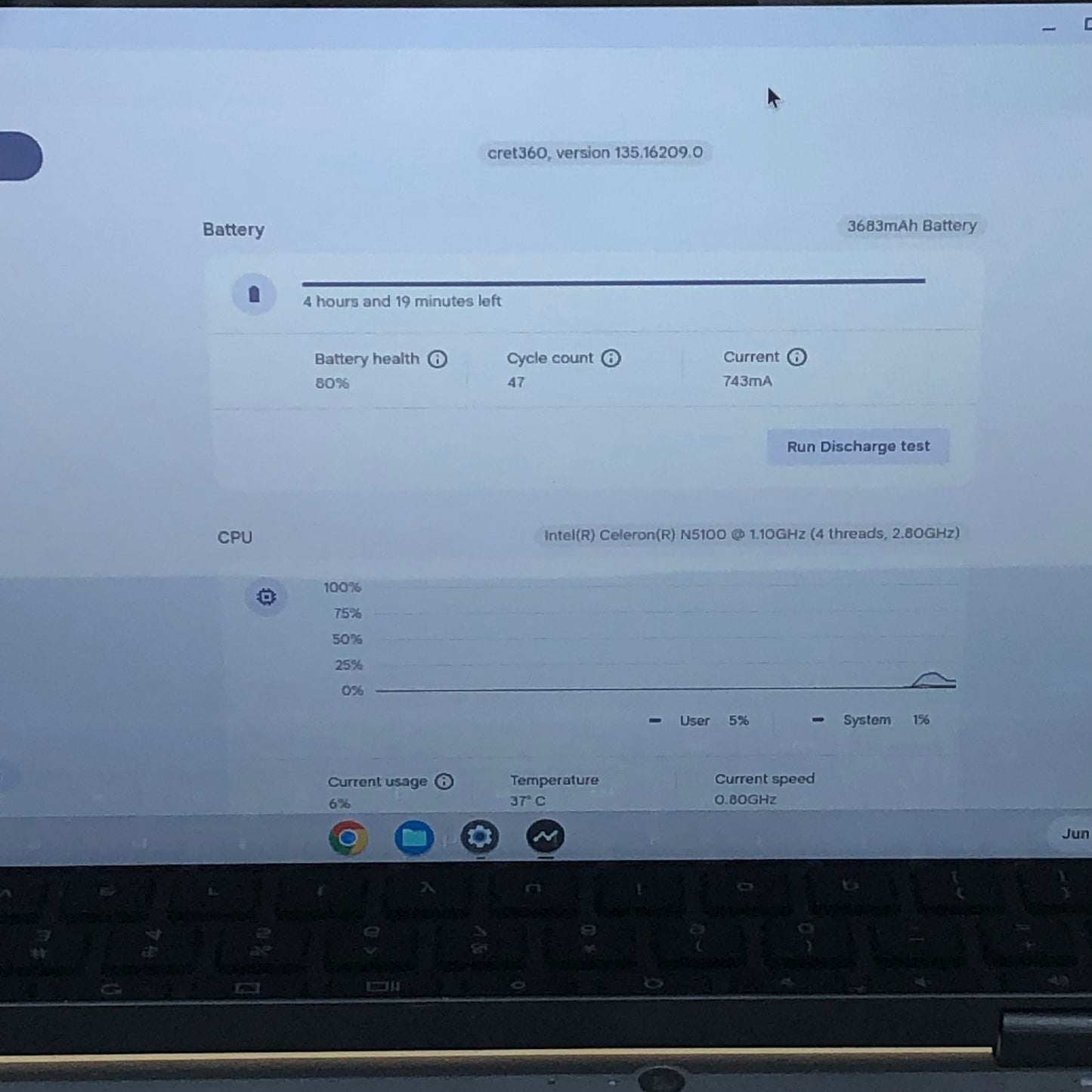 Dell Chromebook P30T002 11.6" Celeron N5100 1.1GHz 8GB RAM 64GB SSD
