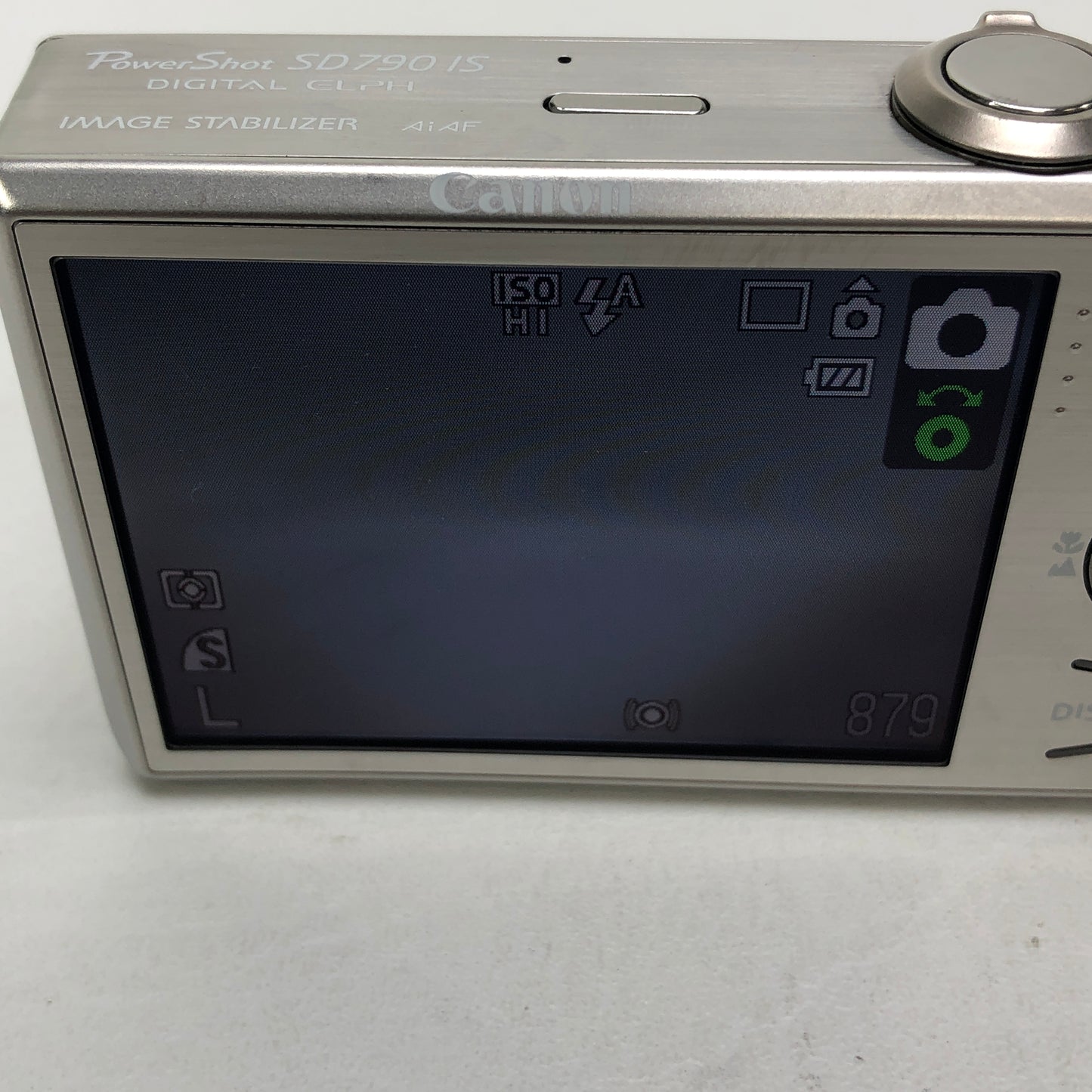 Broken Canon PowerShot SD790 IS 10.0MP Broken Power Button