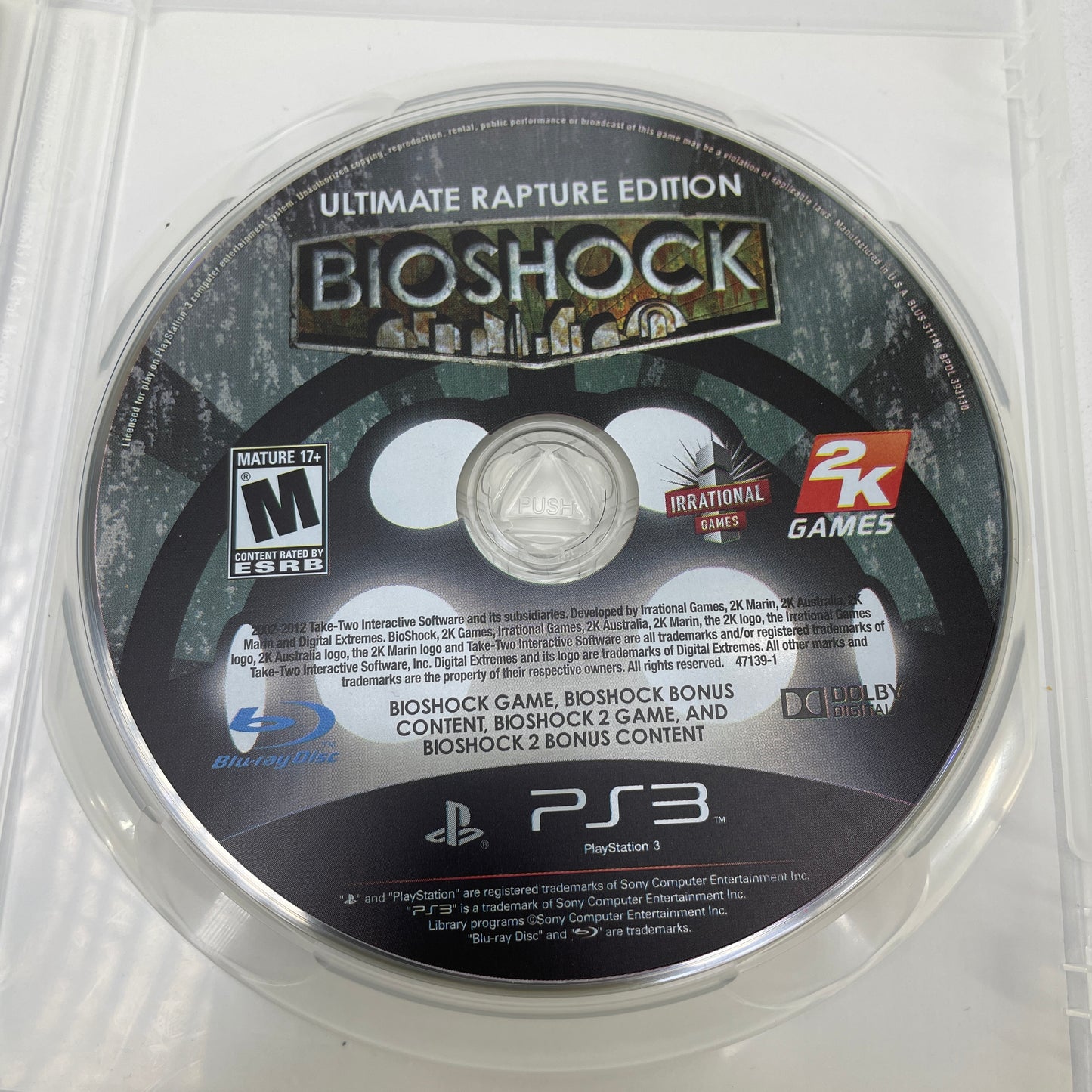 Bioshock Ultimate Rapture Edition (Sony PlayStation 3 PS3, 2013)