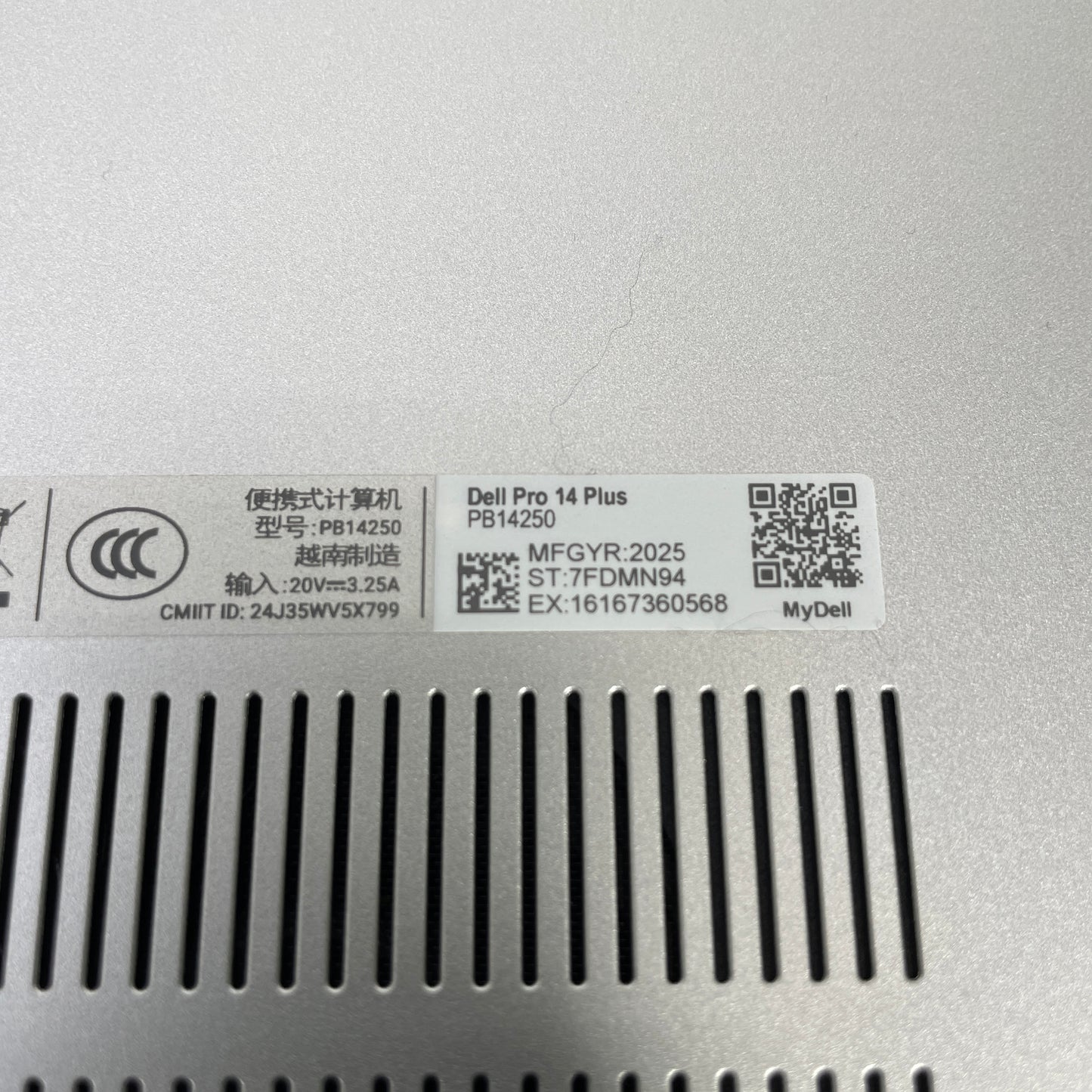 New Dell Pro 14 Plus 14 PB14250 14" Intel Ultra 5 2.0GHz 16GB RAM 256GB SSD