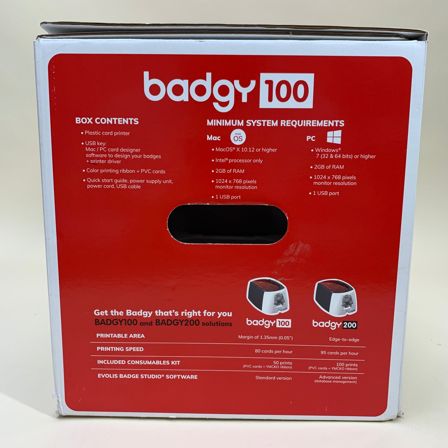 Evolis Badgy 100 Card Printer