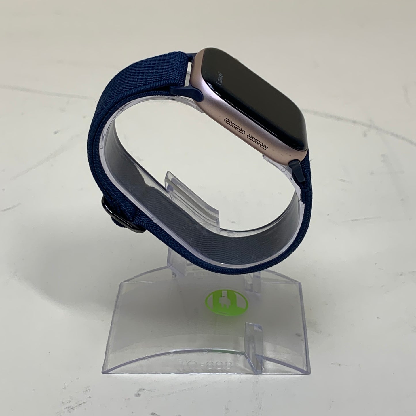 GPS Only Apple Watch Series 10 42MM Rose Gold Aluminum Blue Sport Loop A3001