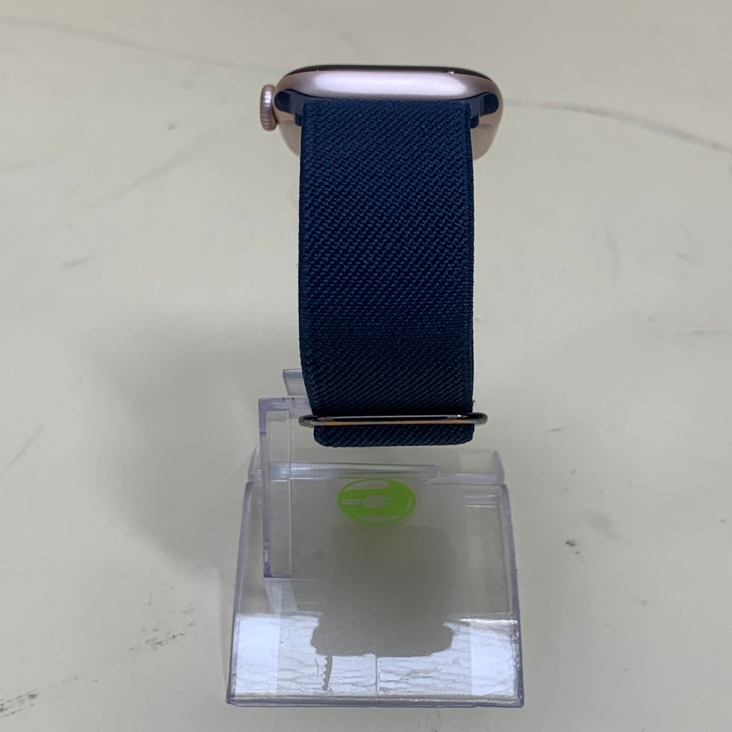 GPS Only Apple Watch Series 10 42MM Rose Gold Aluminum Blue Sport Loop A3001