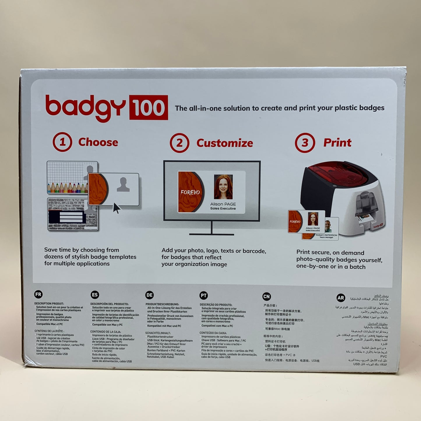 Evolis Badgy 100 Card Printer