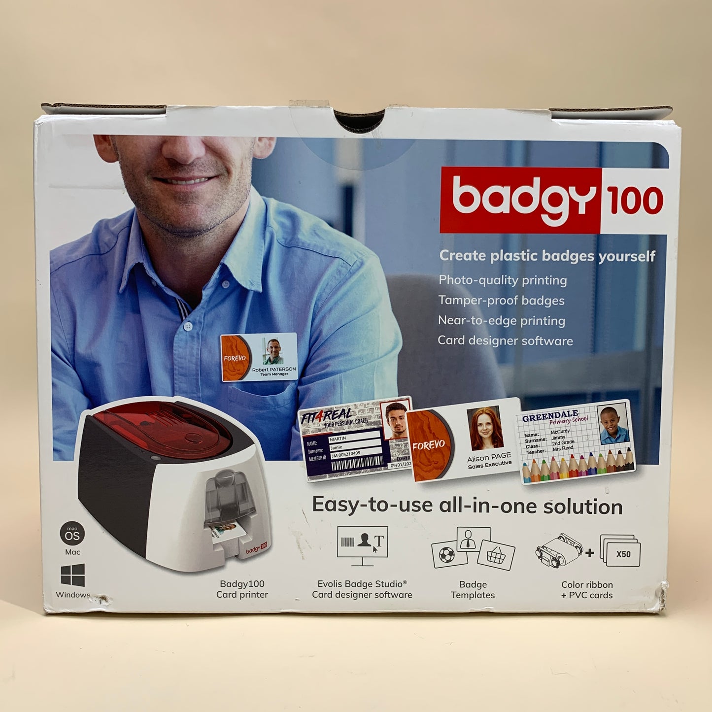 Evolis Badgy 100 Card Printer