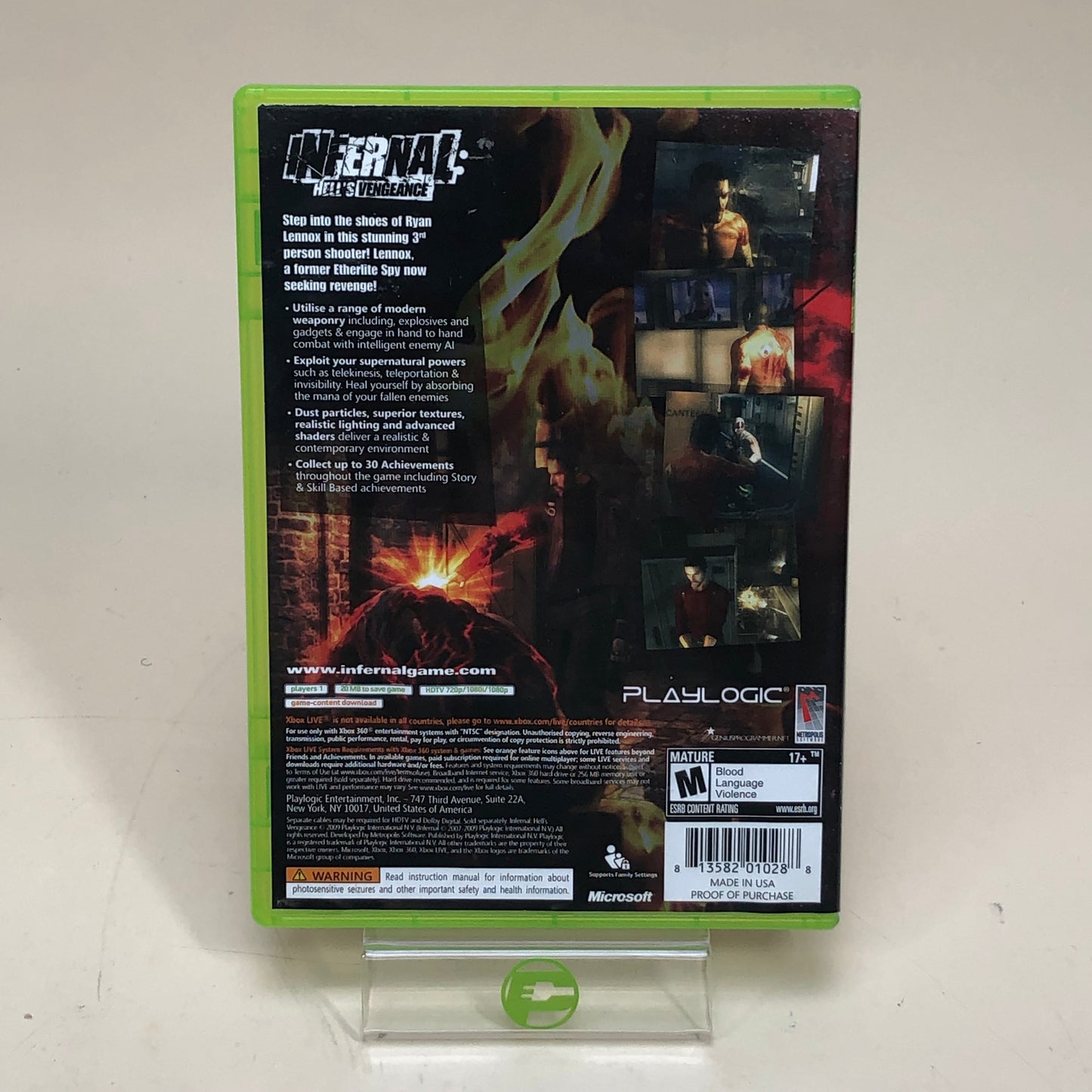 Infernal: Hell's Vengeance (Microsoft Xbox 360, 2009)