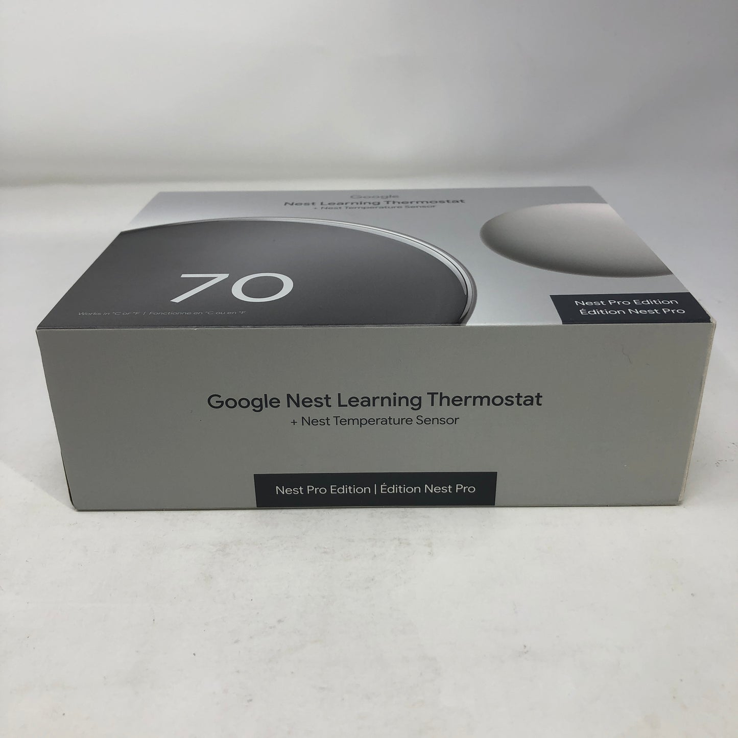 New Google Nest Learning Programmable Thermostat Sliver GA05560-US