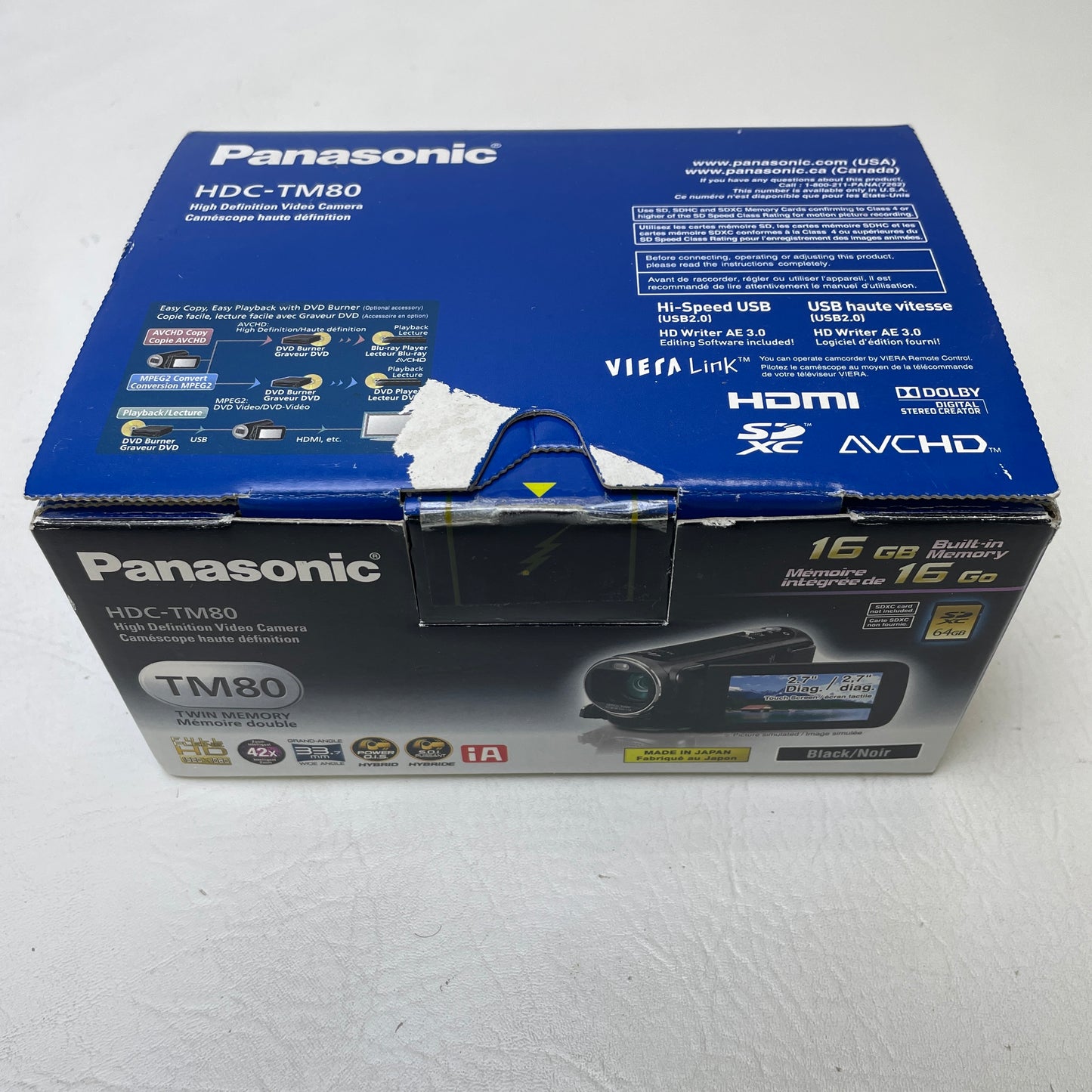 Panasonic HDC-TM80 16GB High Definition Camcorder