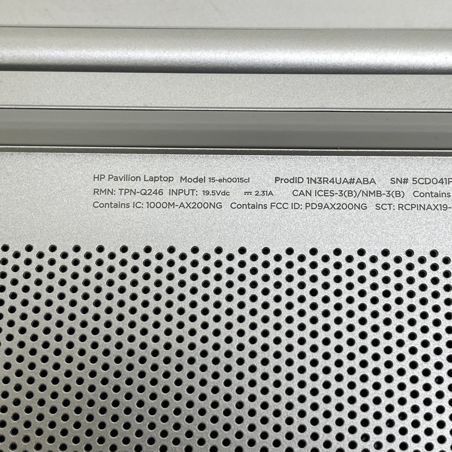 HP Pavilion 15-EH0015CL 15.6" Ryzen 7 4700U 2.0GHz 16GB RAM 1TB SSD