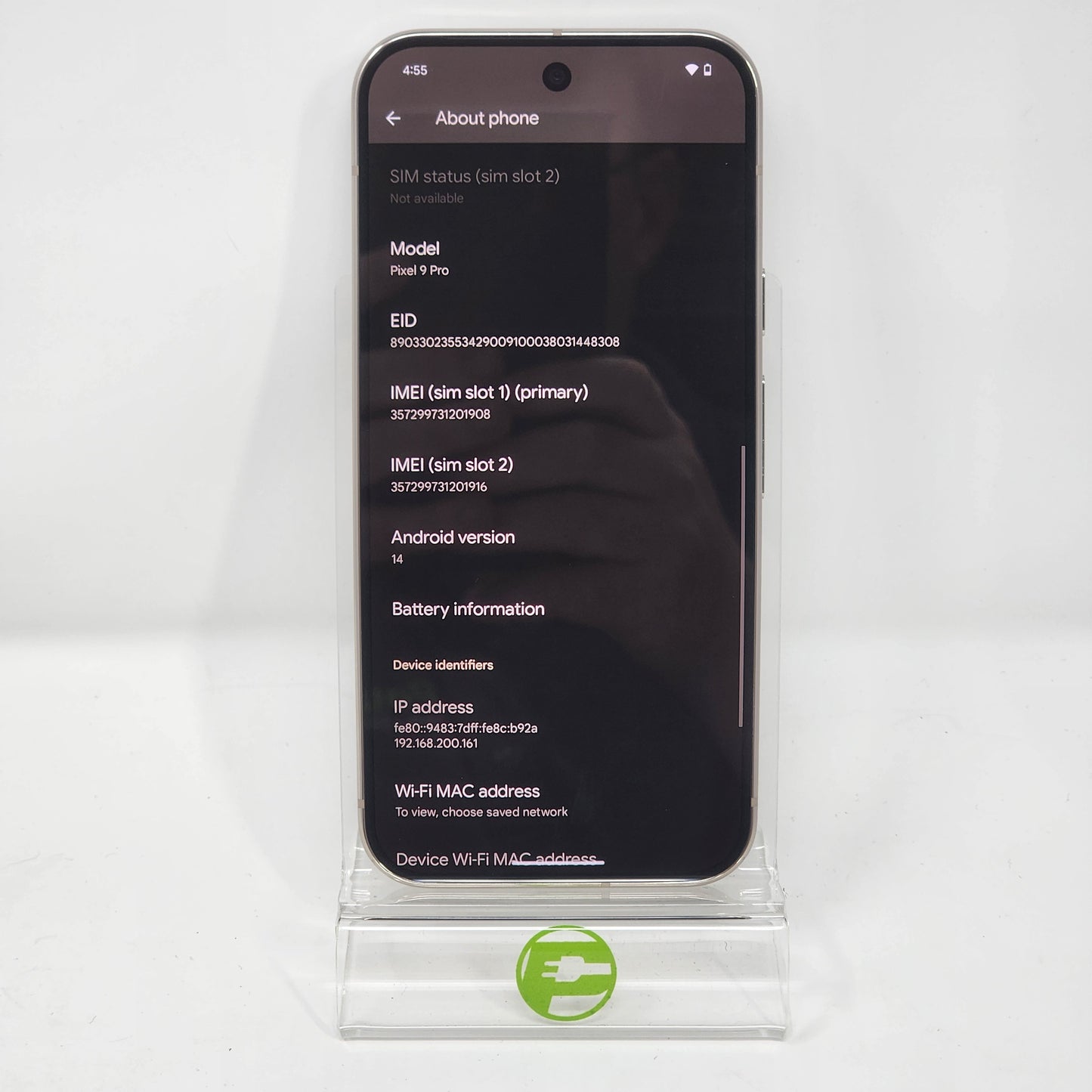 T-Mobile Google Pixel 9 Pro 256GB Porcelain GR83Y