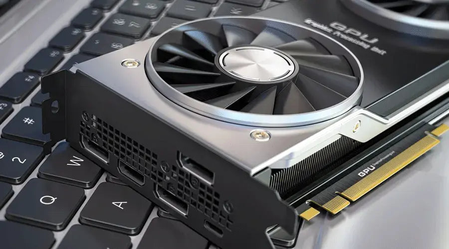 Pre-owned NVIDIA and AMD graphics cards are displayed at PayMore Rockville.