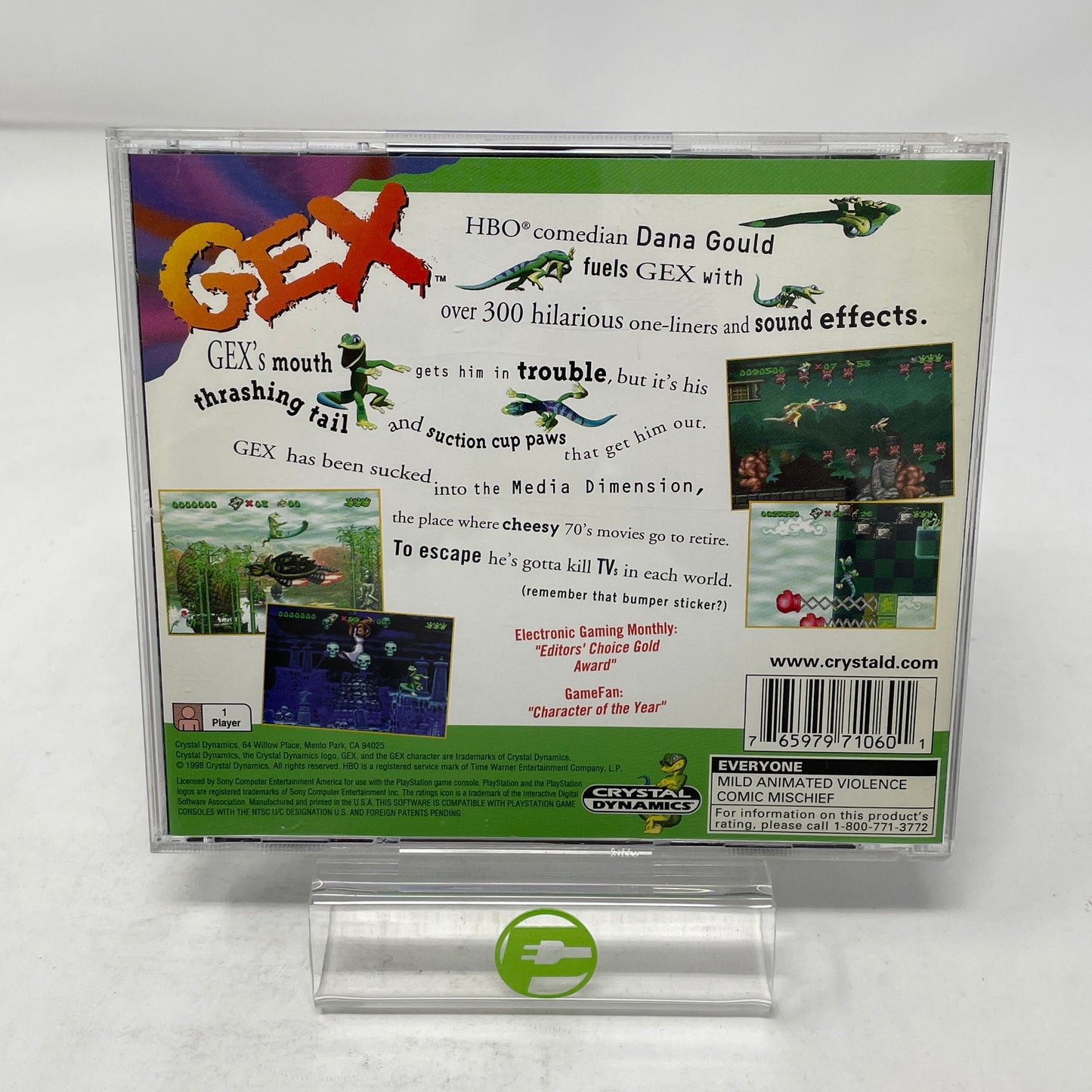 Gex (Sony PlayStation 1 PS1, 1995)