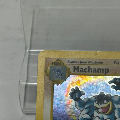 Pokémon TCG Base Set Machamp (1st Edition) (Shadowless) 8/102 Holo English