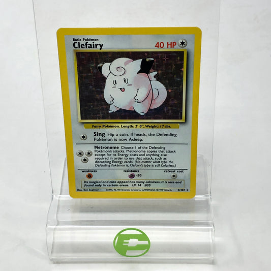Pokémon TCG Base Set Clefairy 5/102 Holo English