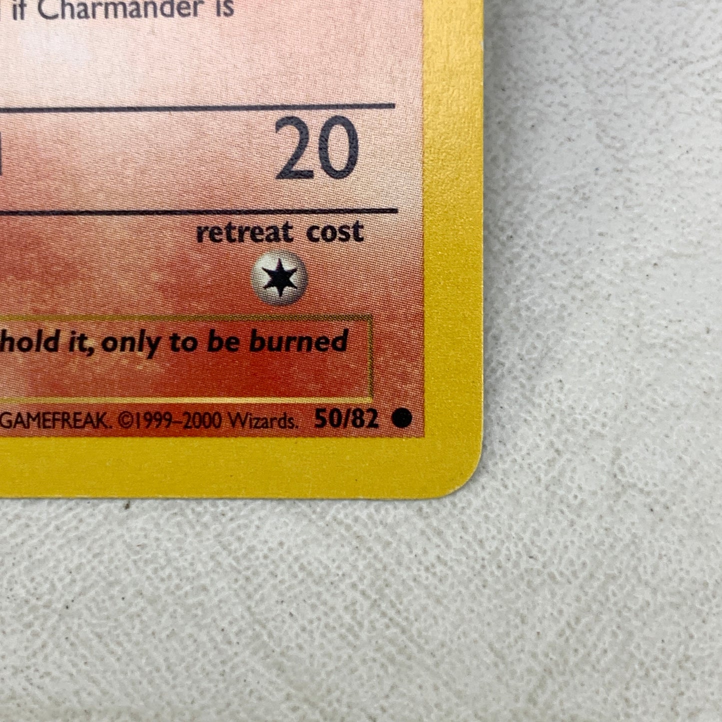 Pokémon TCG Base Set Charmander [1st Edition] 50/82 Regular English