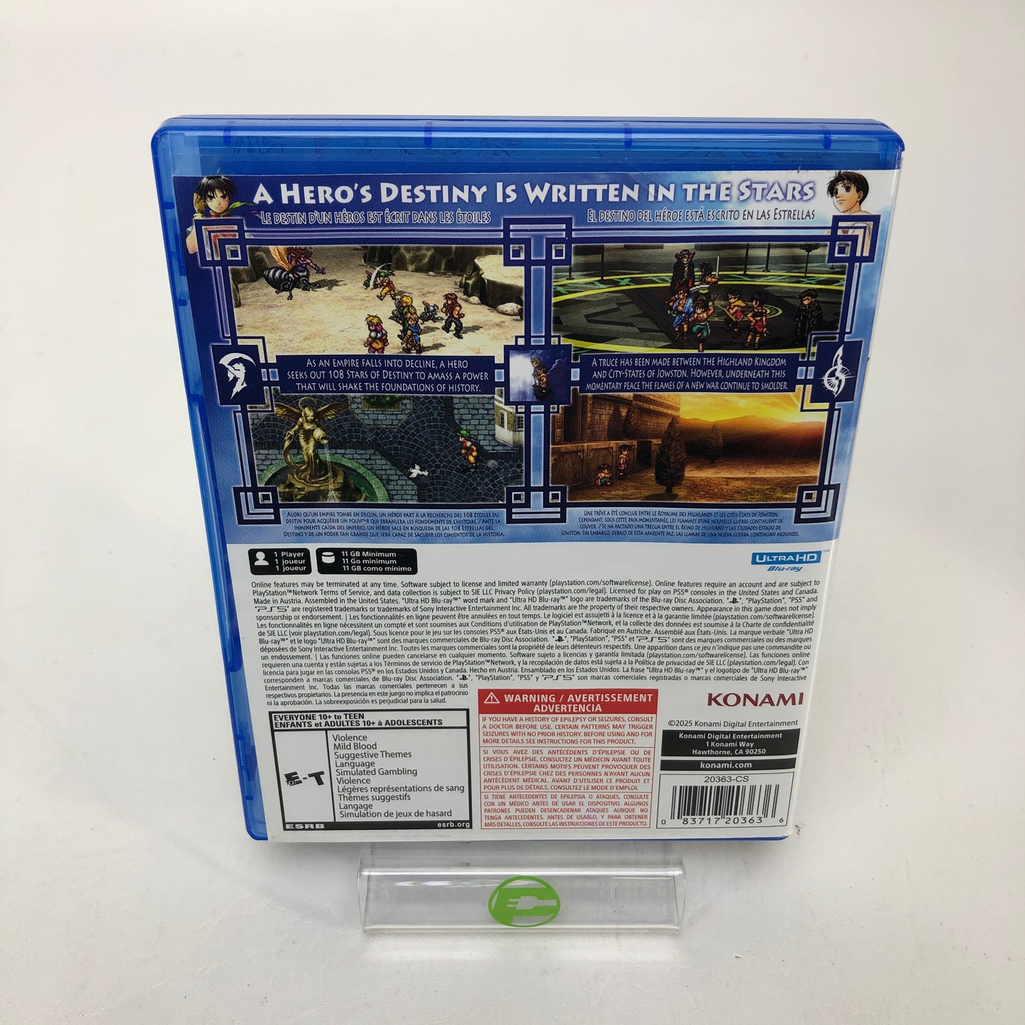 Suikoden I & II HD Remaster [Day One Edition] (Sony PlayStation 5 PS5, 2025)