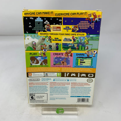 Super Mario Maker [Book Bundle] (Nintendo Wii U, 2015)