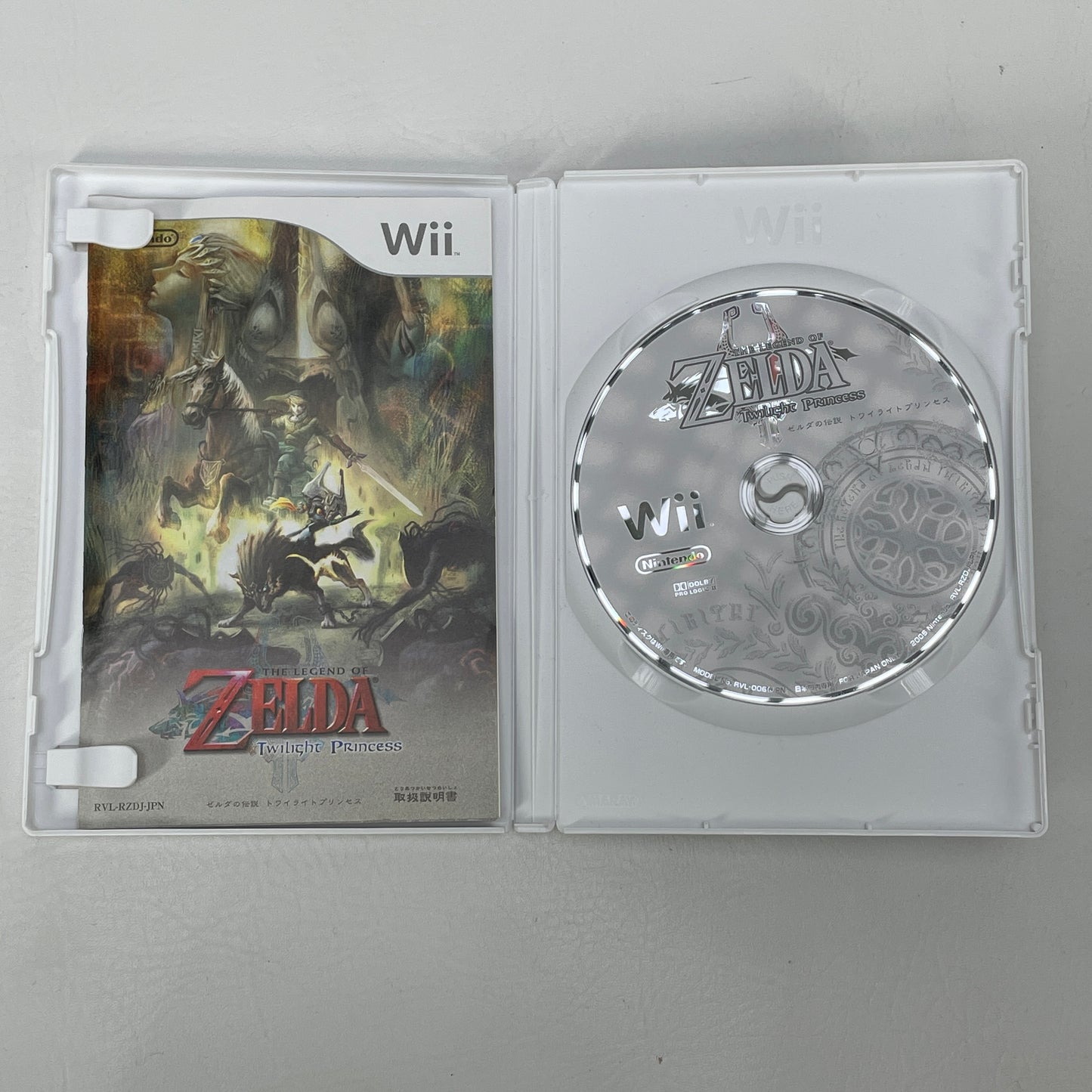 Zelda Twilight Princess (Nintendo Wii, 2006) JP