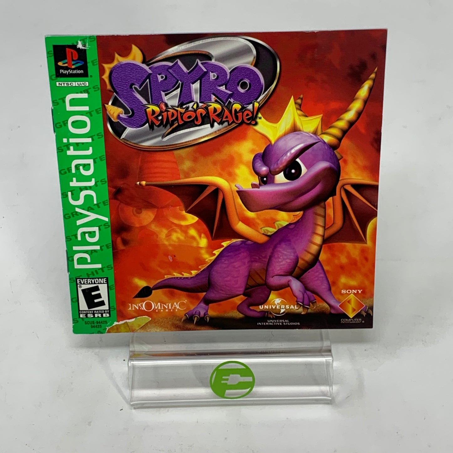 Spyro Ripto's Rage (Sony PlayStation 1 PS1, 1999)