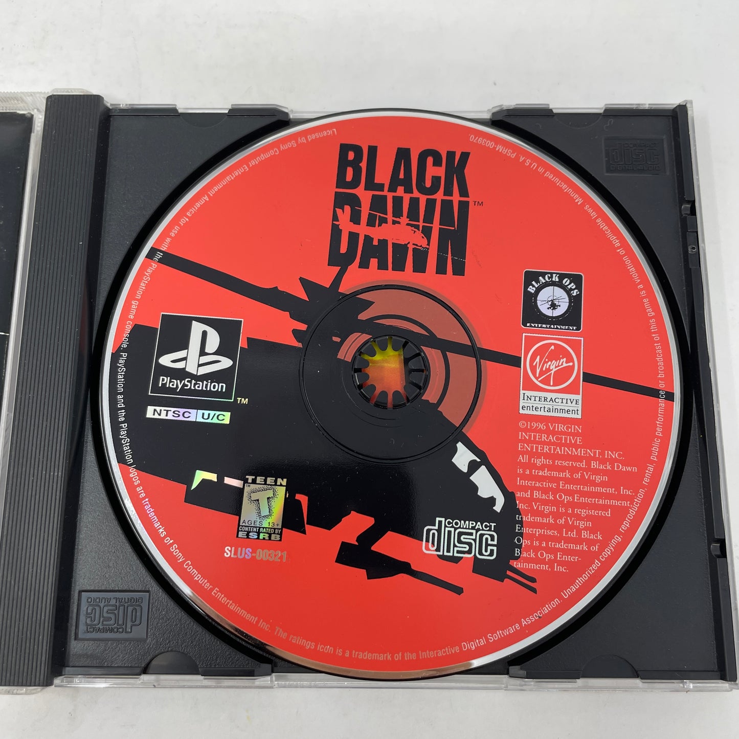 Black Dawn (Sony PlayStation 1 PS1, 1996)