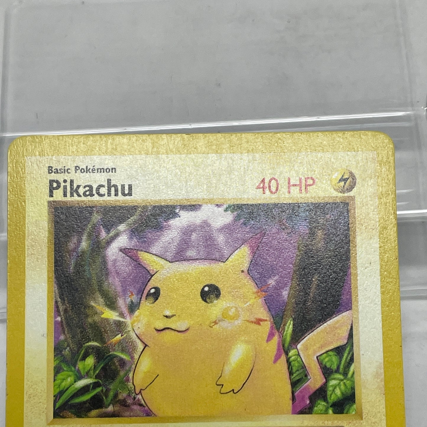 Pokémon TCG Base Set Pikachu (Yellow Cheeks) (Shadowless) 58/102 Regular English