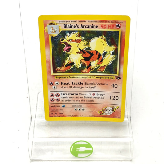 Pokémon TCG Gym Challenge Blaine's Arcanine 1/132 Holo English