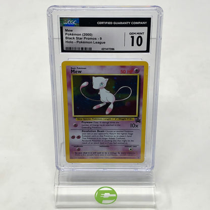 Pokémon TCG Black Star Promos 9 Mew 9 Holo English Rated 10