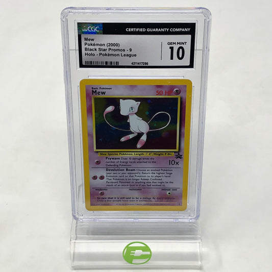 Pokémon TCG Black Star Promos 9 Mew 9 Holo English CGC 10