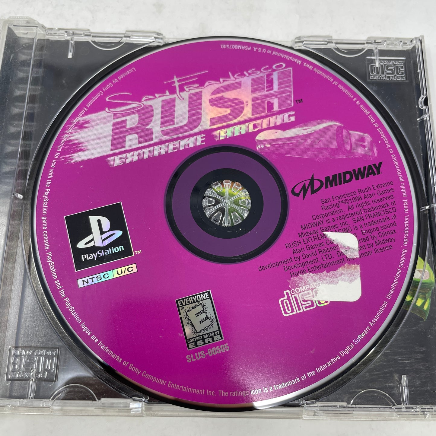 San Francisco Rush (Sony PlayStation 1 PS1, 1998)