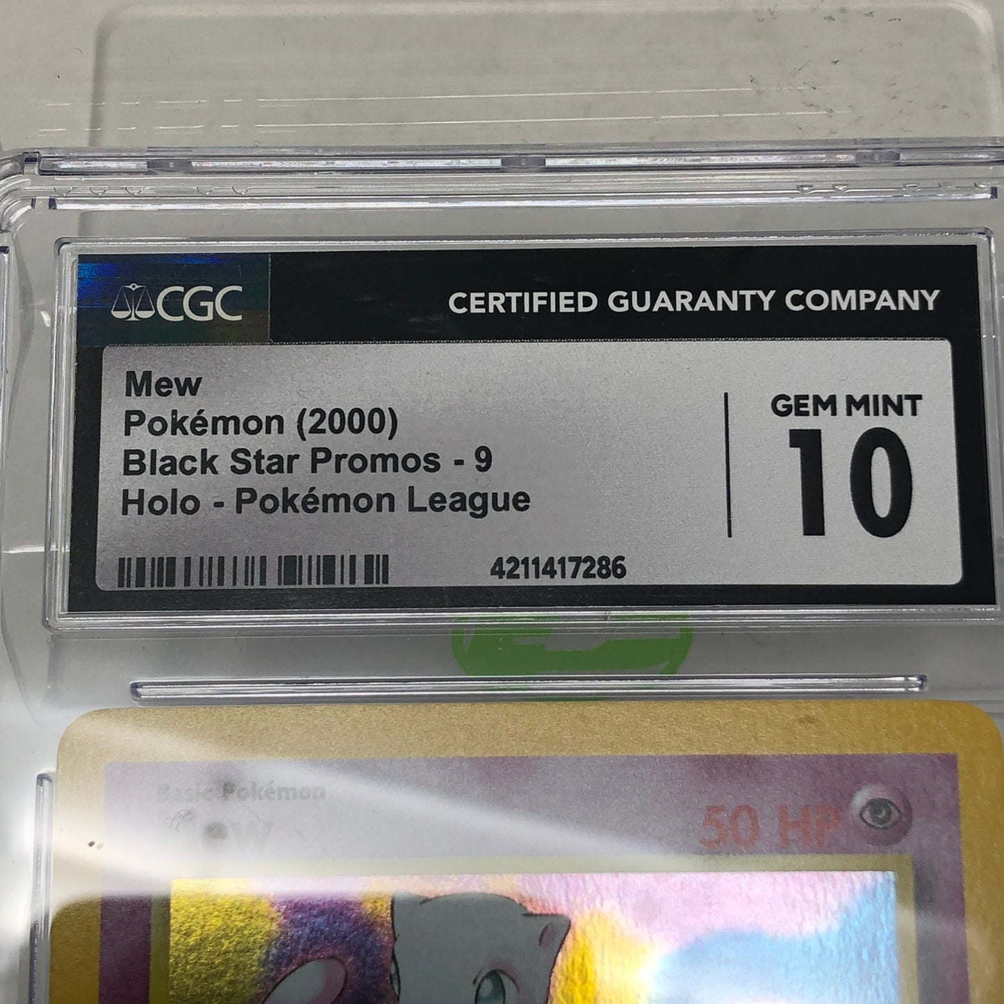 Pokémon TCG Black Star Promos 9 Mew 9 Holo English Rated 10