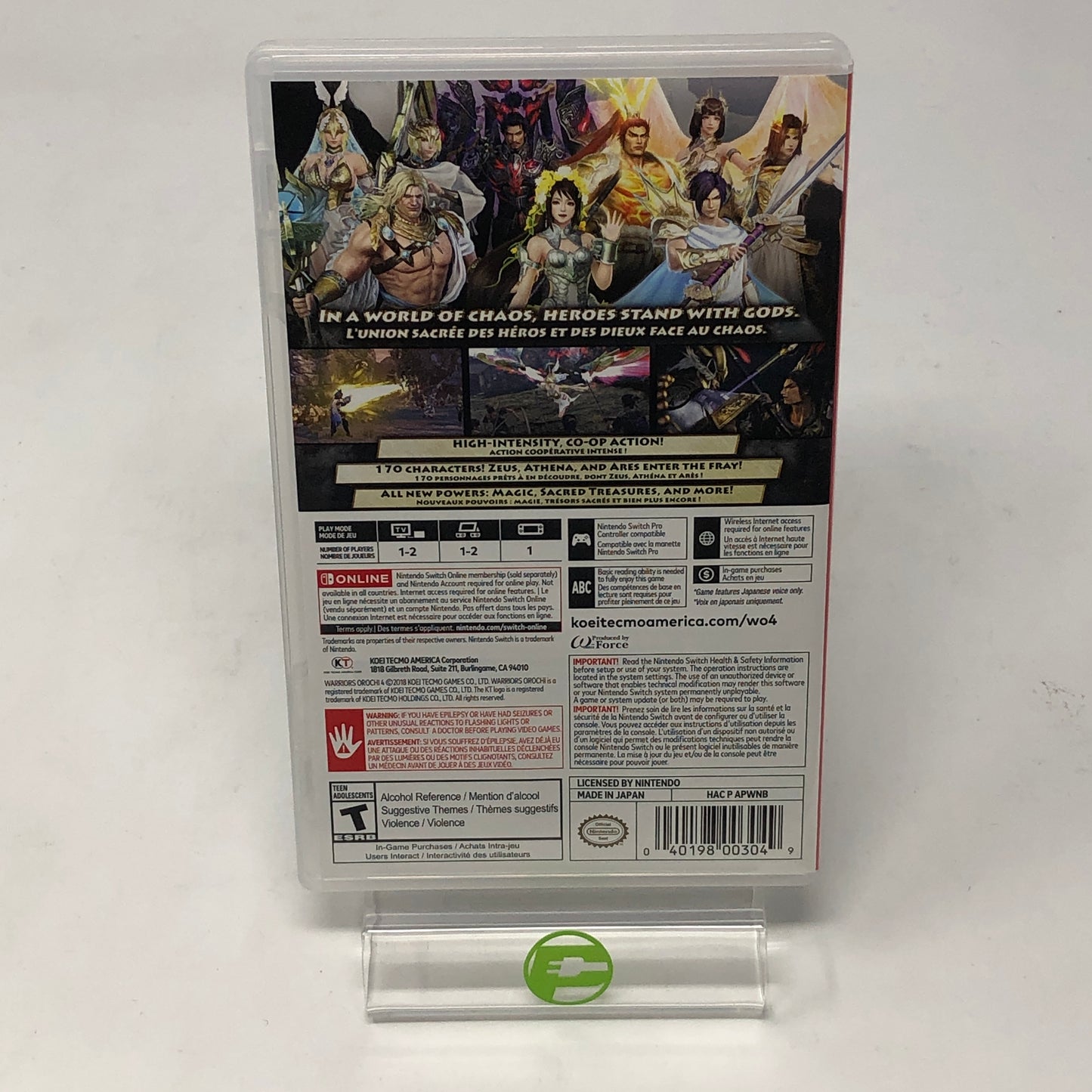 Warriors Orochi 4 (Nintendo Switch, 2018)