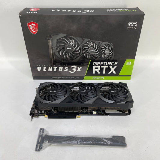 MSI GeForce RTX 3070 Ti Ventus 3X OC 8GB GDDR6X Graphics Card 912-V505-015