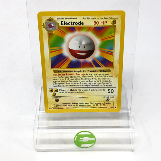Pokémon TCG Base Set Electrode [Shadowless] 21/102 Regular English