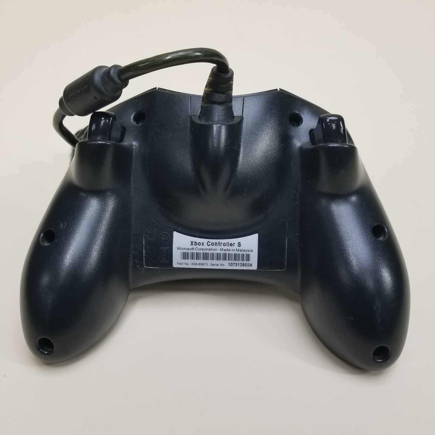 Microsoft Original Xbox Controller S Black X08-69873