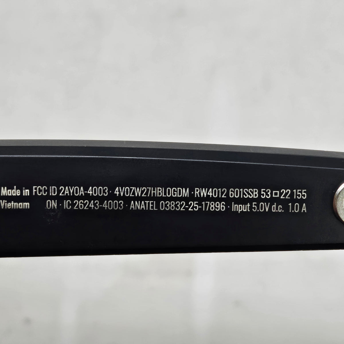 Ray-Ban Meta Wayfarer Gen 2 RW4012 601SSB Matte Black AI Smart Glasses Standard
