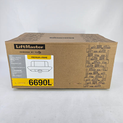 New LiftMaster 6690L Smart Belt Drive Garage Door Opener 360° Camera Wi-Fi