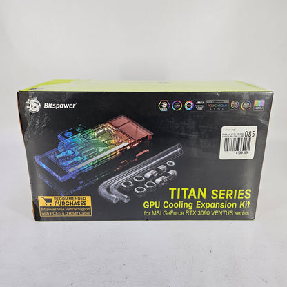 New Bitspower TITAN SERIES GPU Liquid Cooling Expansion Kit BP-TEKIT-3090MV 