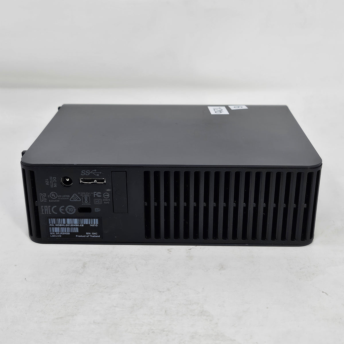 Western Digital WD 3.5" WDBWLG012HBK-XB 12TB USB 3.0 HDD